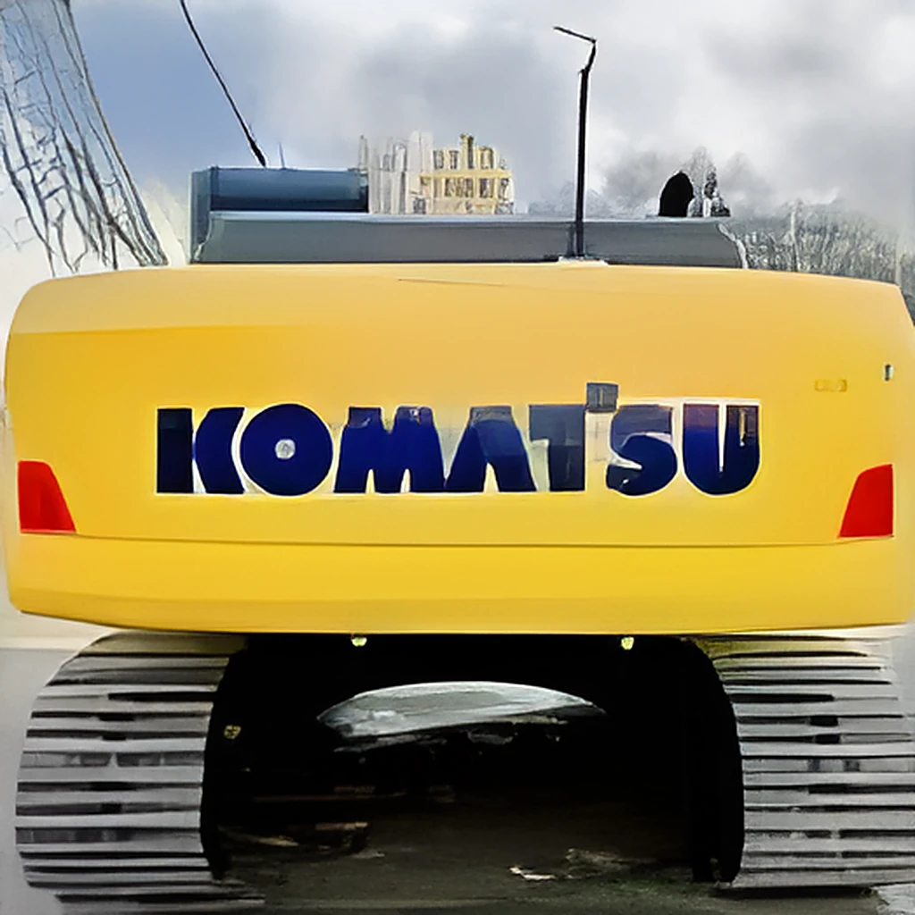 KOMATSU construction machinery