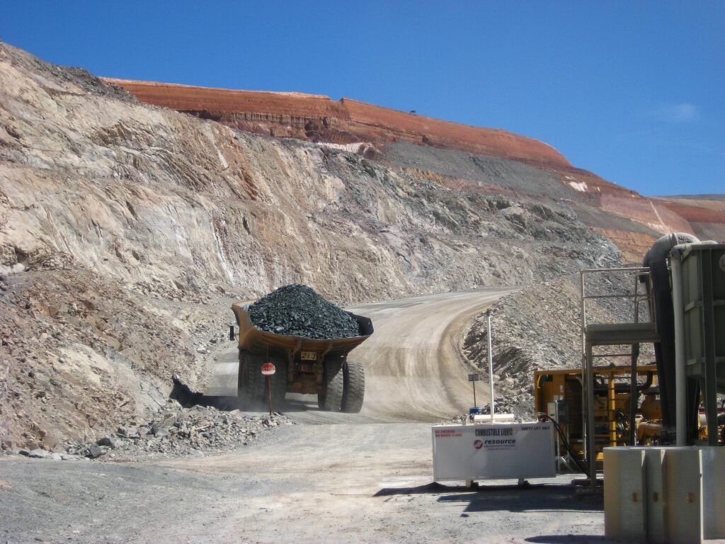 open pit mine